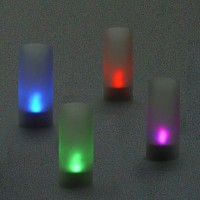 Magic Blow On / Blow Off Heatless Electronic LED flickering Candle Set of 4